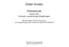 Chor-Schule 4. 15 Zweistimmige Singübungen (Children's Voices)