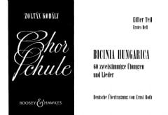 Bicinia Hungarica 1 (German Edition) Choir-Method 11/1 (2-part treble voices)