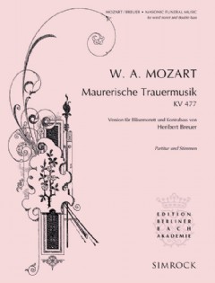 Maurerische Trauermusik K477, for wind nonet & db