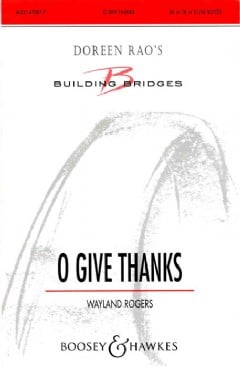 O Give Thanks (SATB)