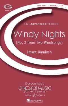 Windy Nights (4-part Treble & Piano)