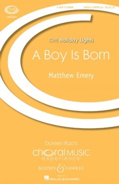 A Boy Is Born (SATB Choral Score)