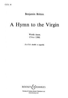 A Hymn to the Virgin (SATB)