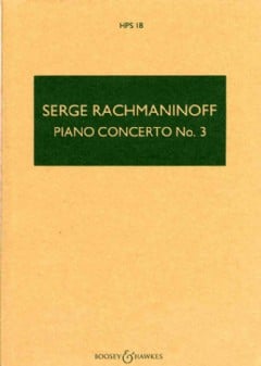 Piano Concerto No.3 In Dm Op. 30 (Hawkes Pocket Score - HPS 18)