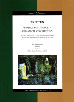 Works for Voice & Chamber Orchestra (Full score - Masterworks)