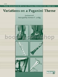 Variations on a Paganini Theme (Conductor Score)