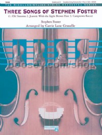 Three Songs of Stephen Foster (String Orchestra Score & Parts)