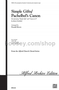 Simple Gifts/Pachelbel's Canon (SATB)
