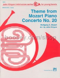 Theme from Mozart Piano Concerto No. 20 (Conductor Score & Parts)