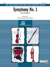 Symphony No. 1, 3rd Movement (Conductor Score)