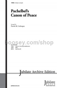 Pachelbel's Canon Of Peace (Unison/2-Part)