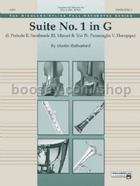 Suite No. 1 in G (Conductor Score & Parts)