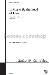 If Music Be The Food Of Love (SATB)