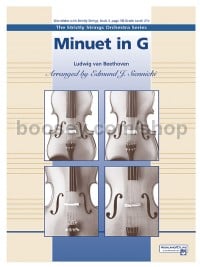 Minuet in G (String Orchestra Conductor Score)
