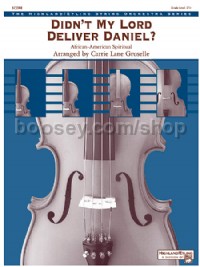 Didn't My Lord Deliver Daniel? (String Orchestra Conductor Score)