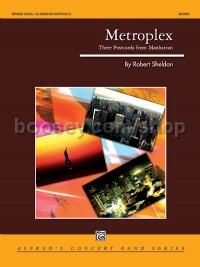 Metroplex: Three Postcards from Manhattan (Conductor Score)