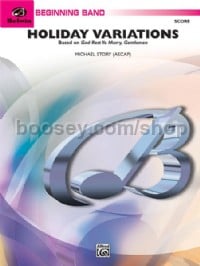 Holiday Variations (Based on "God Rest Ye Merry, Gentlemen") (Conductor Score & Parts)