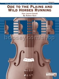 Ode to the Plains and Wild Horses Running (from American Serenade) (String Orchestra Score & Parts)