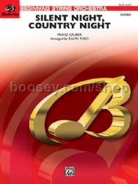 Silent Night, Country Night (String Orchestra Conductor Score)