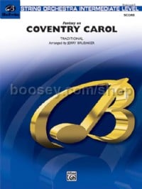 Coventry Carol, Fantasy on (String Orchestra Score & Parts)