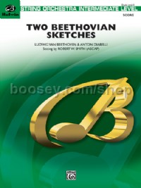 Two Beethovian Sketches (String Orchestra Conductor Score)