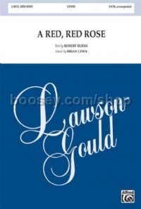 A Red, Red Rose (SATB)