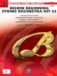 Belwin Beginning String Orchestra Kit #3 (String Orchestra Conductor Score)