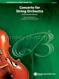 Concerto for String Orchestra (from Concerto a Quattro) (String Orchestra Score & Parts)