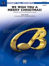 We Wish You a Merry Christmas (Conductor Score)