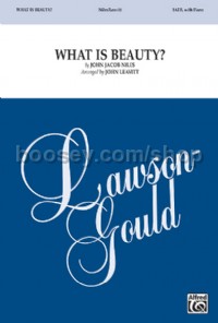 What Is Beauty? (SATB)