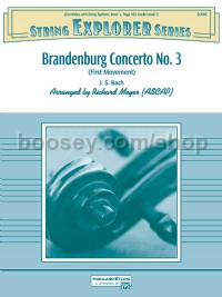 Brandenburg Concerto No. 3 (First Movement) (String Orchestra Conductor Score)
