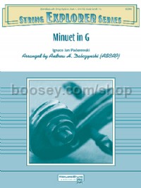 Minuet in G (String Orchestra Conductor Score)