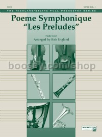 Poeme Symphonique "Les Preludes" (Conductor Score & Parts)