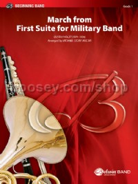 March from First Suite for Military Band (Concert Band Conductor Score)