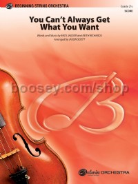 You Can't Always Get What You Want (String Orchestra Conductor Score)