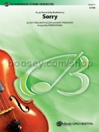 Sorry (String Orchestra Conductor Score)