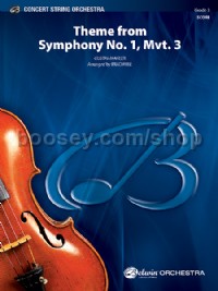 Theme from Symphony No. 1, Mvt. 3 (String Orchestra Score & Parts)