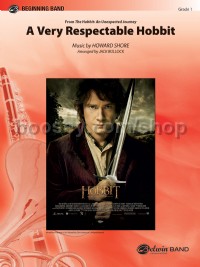A Very Respectable Hobbit (from The Hobbit: An Unexpected Journey) (Concert Band Conductor Score & P