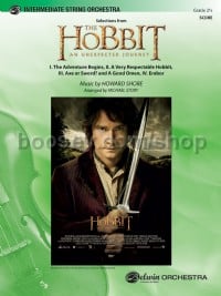 The Hobbit: An Unexpected Journey, Selections from (String Orchestra Conductor Score)