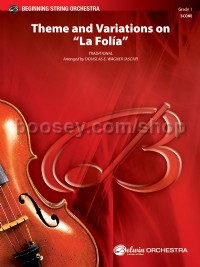 Theme and Variations on "La Folía" (String Orchestra Conductor Score)