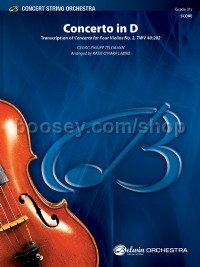 Concerto in D (String Orchestra Conductor Score)