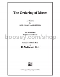 Ordering Of Moses The (SATB)