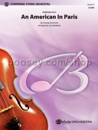 An American in Paris, Highlights from (String Orchestra Conductor Score)
