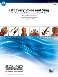 Lift Every Voice and Sing (String Orchestra Conductor Score)