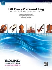 Lift Every Voice and Sing (String Orchestra Score & Parts)