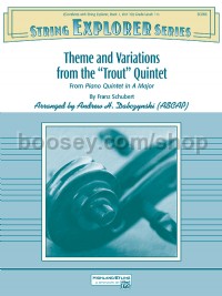 Theme and Variations from the "Trout" Quintet (String Orchestra Conductor Score)