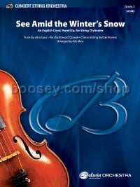See Amid the Winter's Snow (String Orchestra Conductor Score)