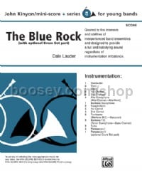 The Blue Rock (with optional Drum Set part) (Concert Band Conductor Score)