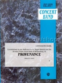 Provenance (Conductor Score & Parts)