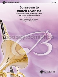 Someone to Watch Over Me (Concert Band Conductor Score & Parts)